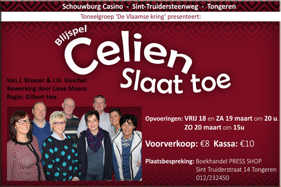 Maart 2016 – Celien slaat toe