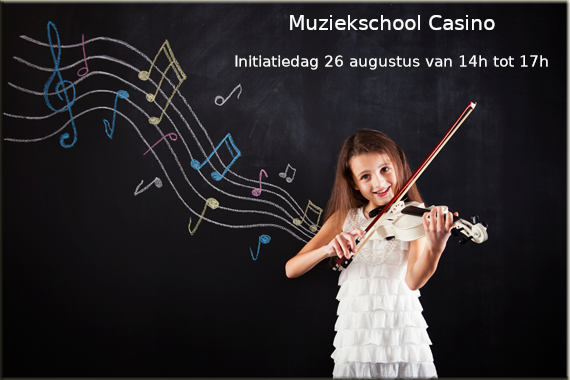 Zaterdag 26 augustus 2023 – Initiatiedag Muziekschool Casino
